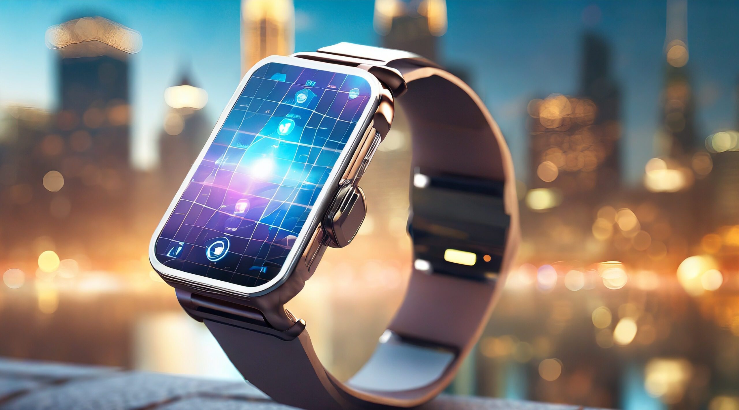 Futuristic looking smartwatch